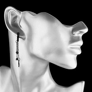【VINTAGE HOLLYWOOD】Cross Ring Earrings_VH2478EA003M~ピアス Montage Diamond Cross Hoops #ER618 | MICHAEL M